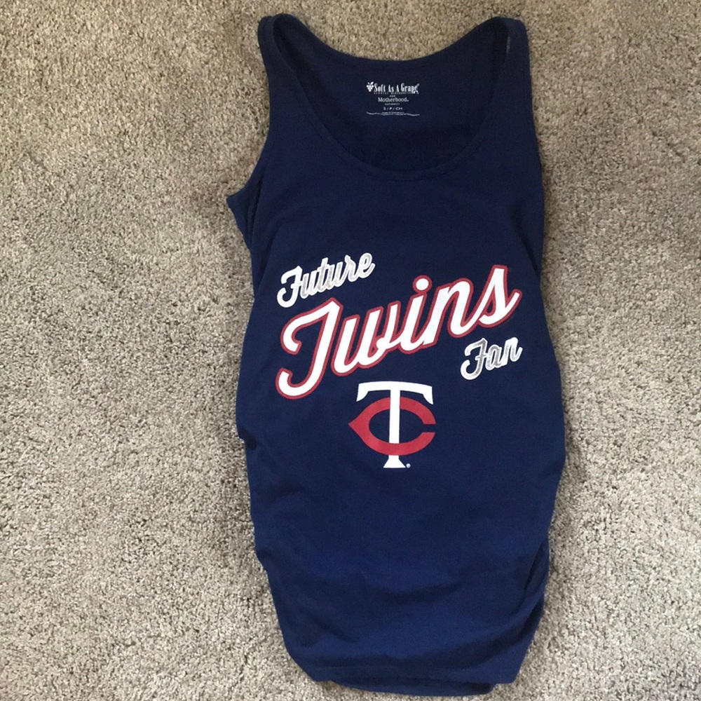 Minnesota twins maternity tank top